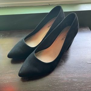 Wide JustFab Black Heels